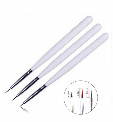 White Drawing Line Nail Brush Painting Art Brush For Nail